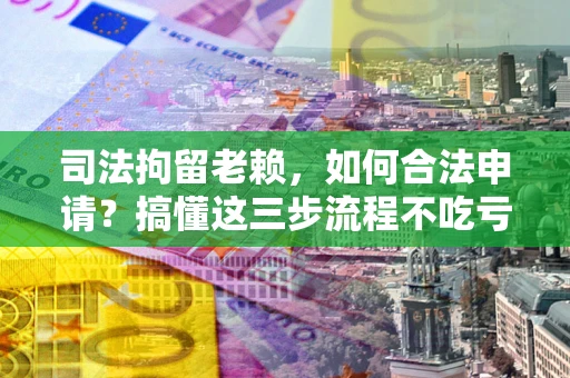 北京司法拘留老赖，如何合法申请？搞懂这三步流程不吃亏！