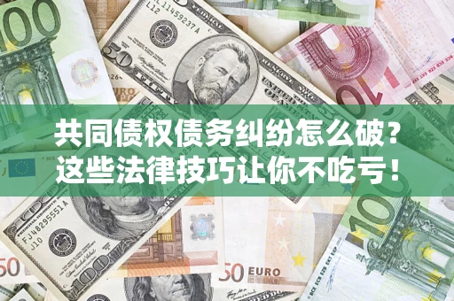 北京共同债权债务纠纷怎么破？这些法律技巧让你不吃亏！