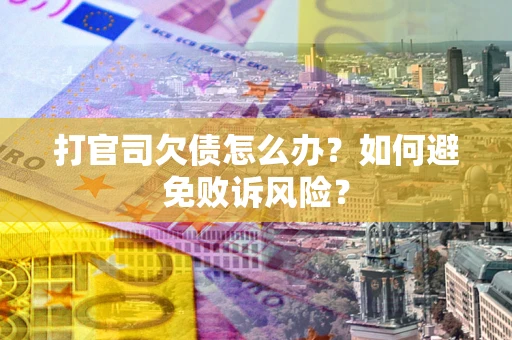 北京打官司欠债怎么办？如何避免败诉风险？