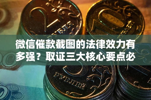 北京微信催款截图的法律效力有多强？取证三大核心要点必须知道！