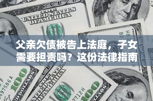 北京父亲欠债被告上法庭，子女需要担责吗？这份法律指南必须看完