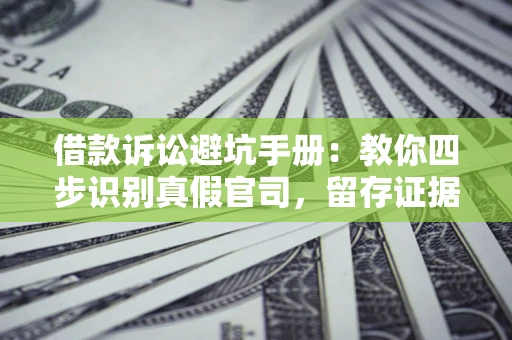 北京借款诉讼避坑手册：教你四步识别真假官司，留存证据不踩雷