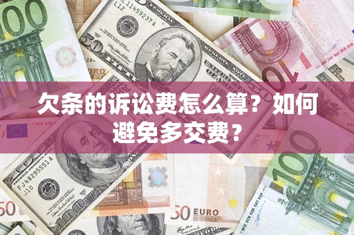 北京欠条的诉讼费怎么算？如何避免多交费？