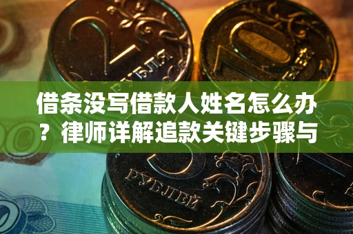 北京借条没写借款人姓名怎么办？律师详解追款关键步骤与证据链构建