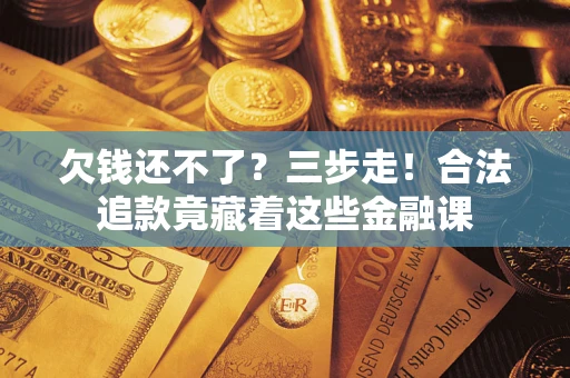 北京欠钱还不了？三步走！合法追款竟藏着这些金融课