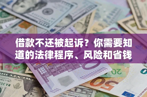 北京借款不还被起诉？你需要知道的法律程序、风险和省钱技巧