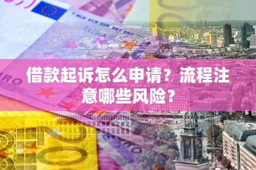 北京借款起诉怎么申请？流程注意哪些风险？